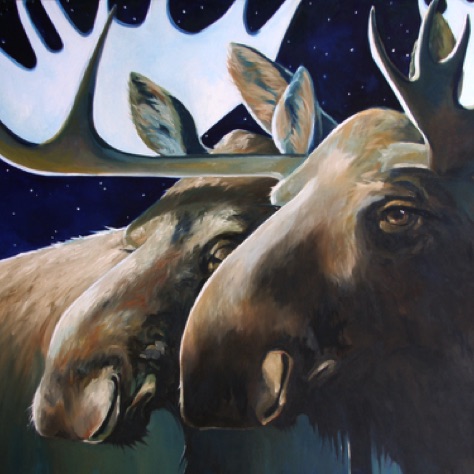 Moose
30x40 Wrap-around Canvas